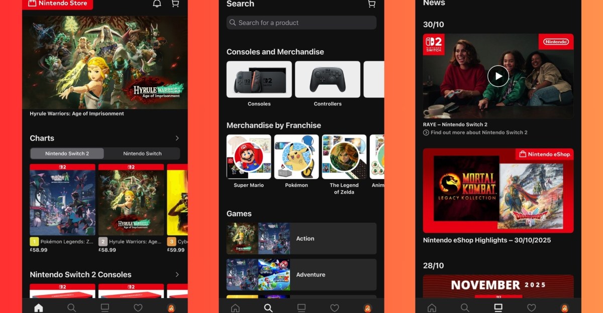 We finally have a Nintendo Store app for iOS and Android